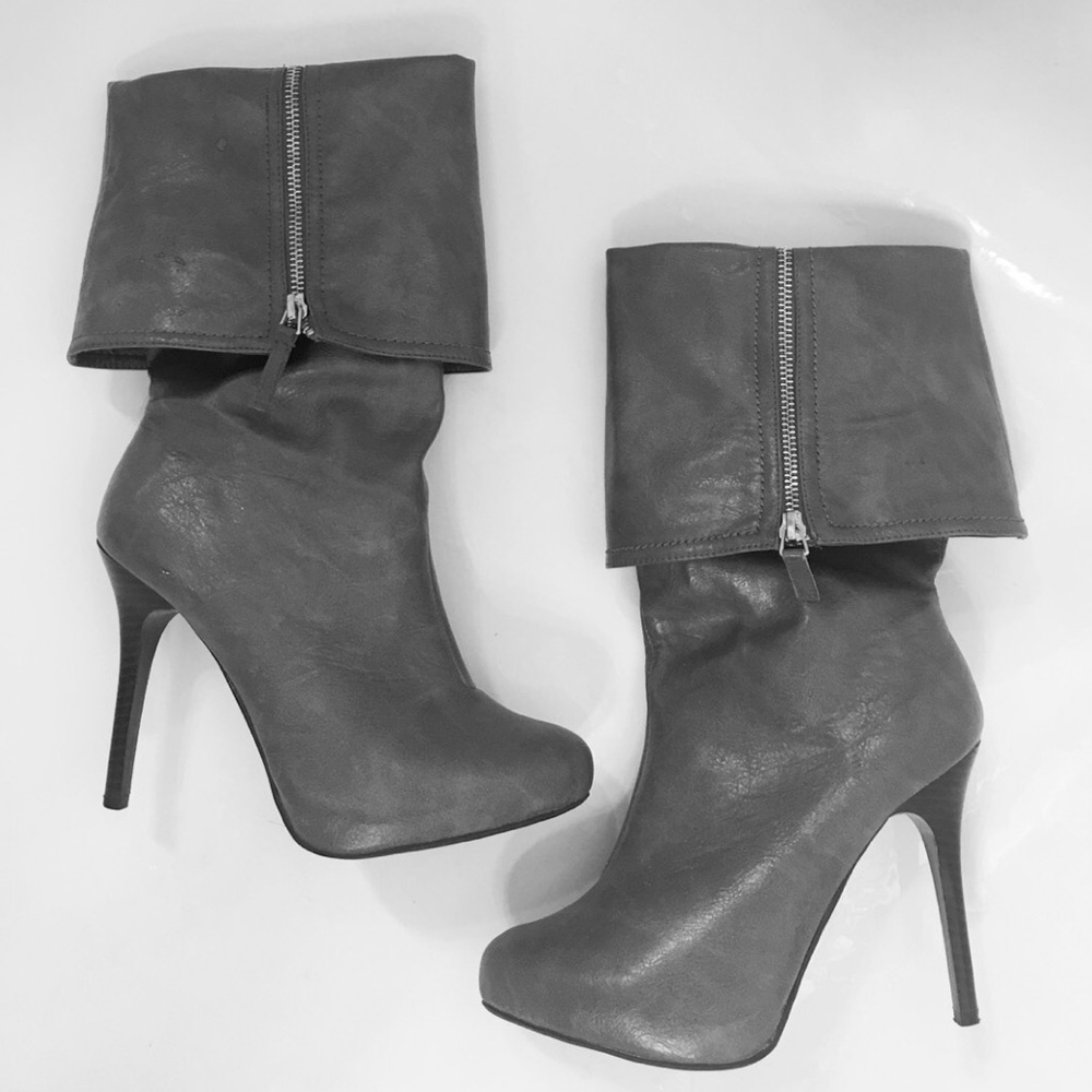 Gray Boots